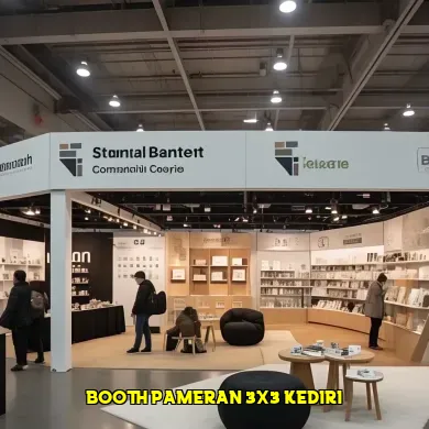 booth pameran 3x3 kediri